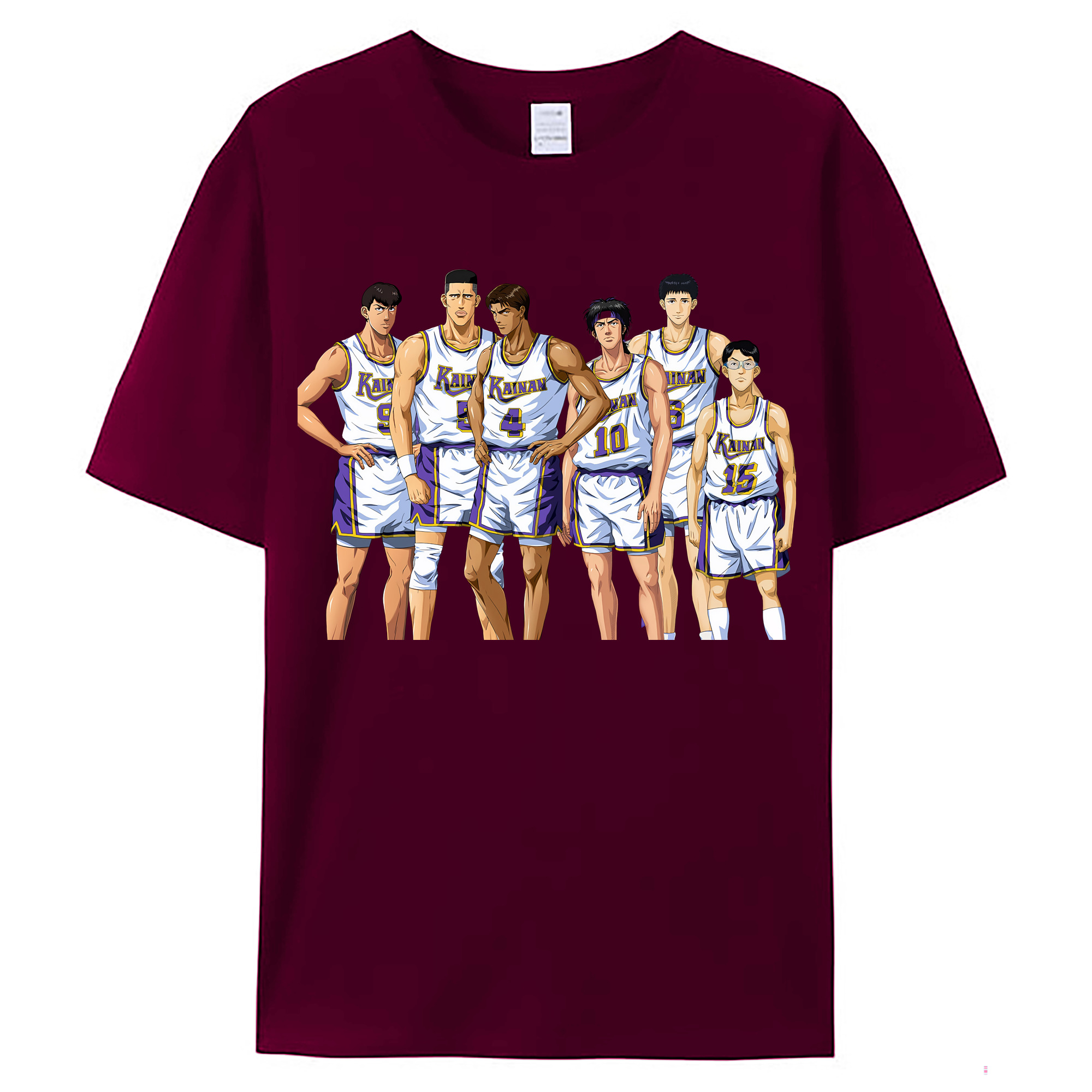 （画像用） SLAM DUNK／スラムダンク レディースカジュアルプリントTシャツ（綿100％）